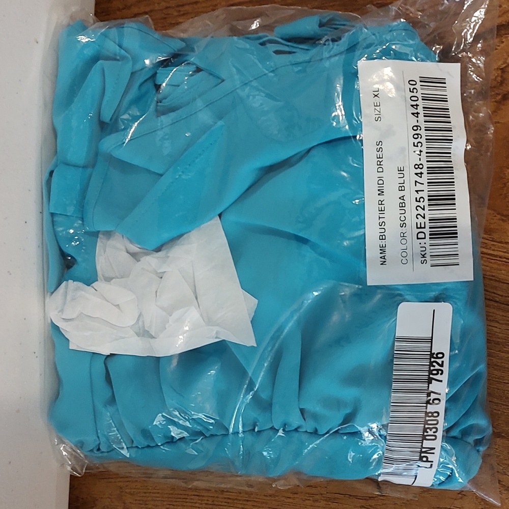 Just Fab teal dress